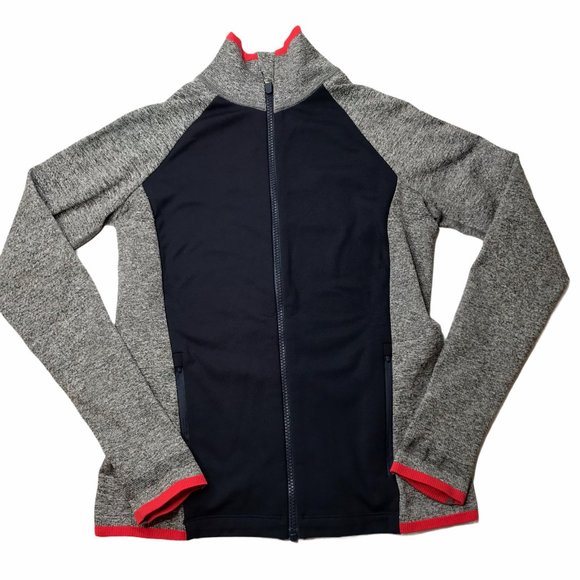 ATHLETA Athletic Jacket Stretchy Spandex Blue S